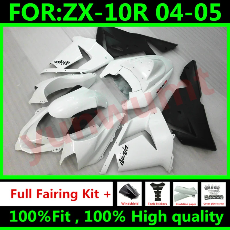 Обтекатели для мотоцикла Kawasaki ZX10R ZX 10R 04 05 год 2004 2005 комплект обтекателей из АБС