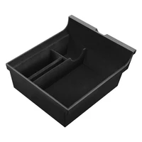 car central armrest storage box for tesla model 3 2021 accessories center console flocking organizer containers car interior