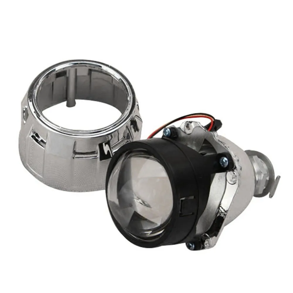 Линзы в фарах биксеноновый мини проектор HID 2 5 дюйма H1 ксеноновые линзы для