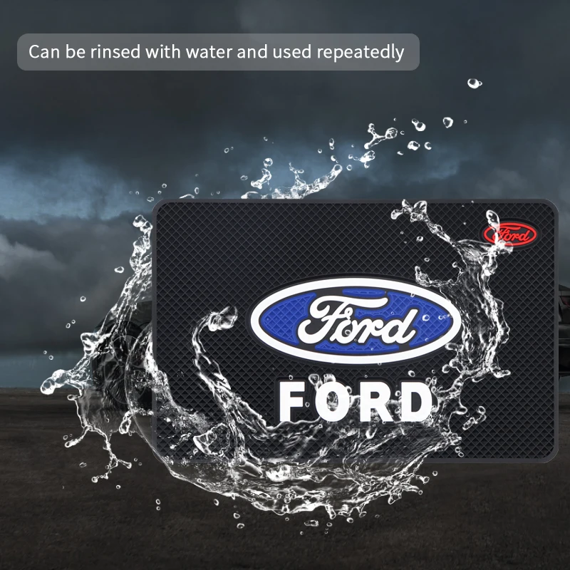 

Car dashboard anti-slip mat decoration mat mobile phone anti-slip mat for Ford-Fiesta Focus Mondeo Kuga explorer Mustang F-150