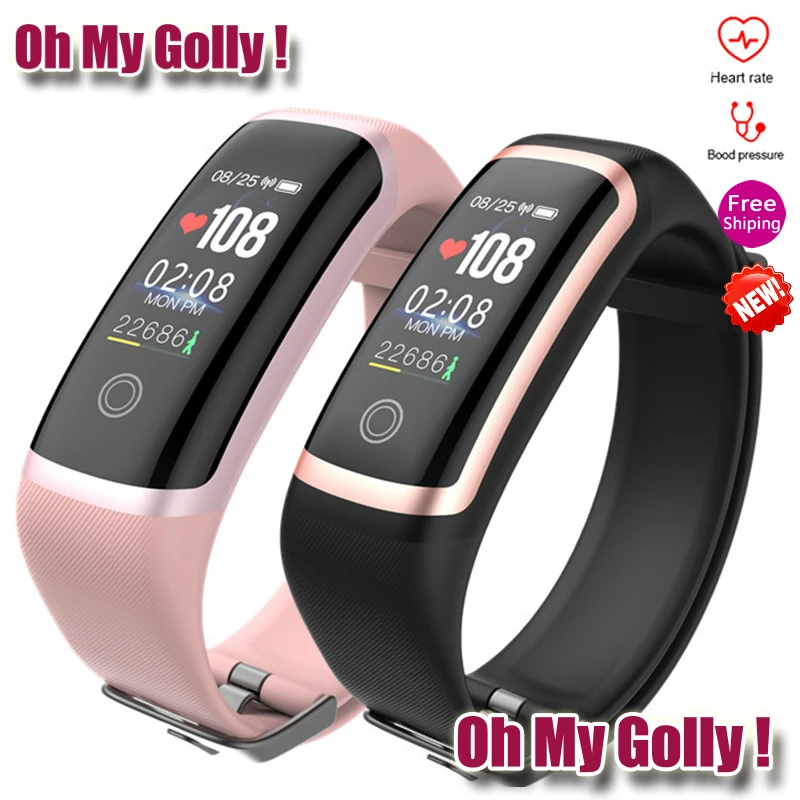 OMG M4 смарт-браслет монитор сердечного ритма Bluetooth фитнес-трекер часы калории