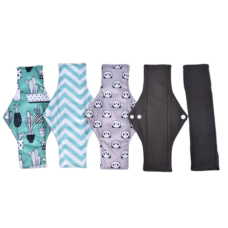 

1PCS Women Sanitary Napkin Cloth Reusable Sanitary Pads Heavy Sanitary Washable Pads Bamboo Towel Mestrual Pads