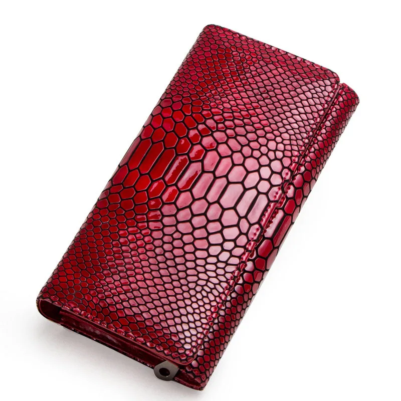 Женские кошельки из натуральной кожи на молнии Женский кошелек Moneybags денежные