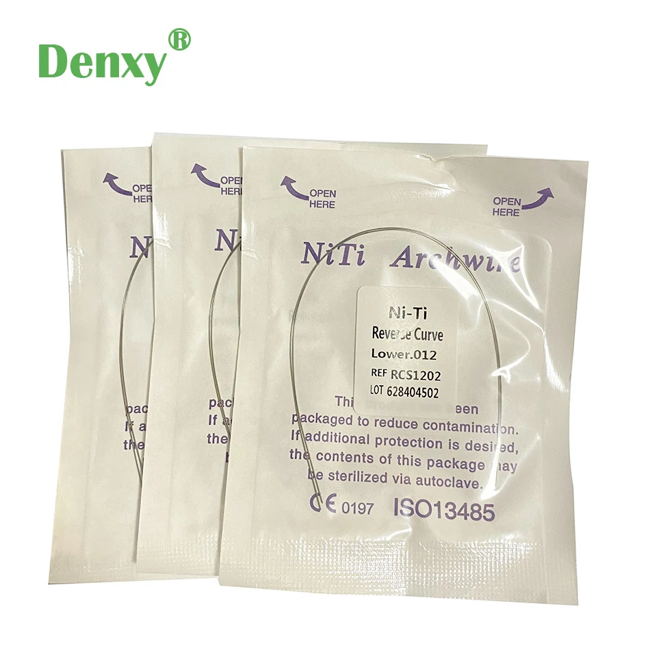 Стоматологическая Ортодонтическая изогнутая архивная проволока Denxy круглые