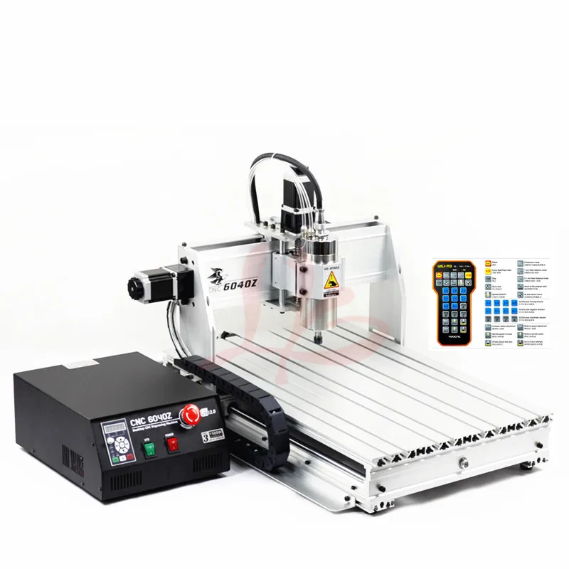 YOOCNC 6040 2200W Desktop USB Machine Router Metal Cutting 2.2KW CNC Spindle Limit Switch Wood Russia Free Tax | Инструменты