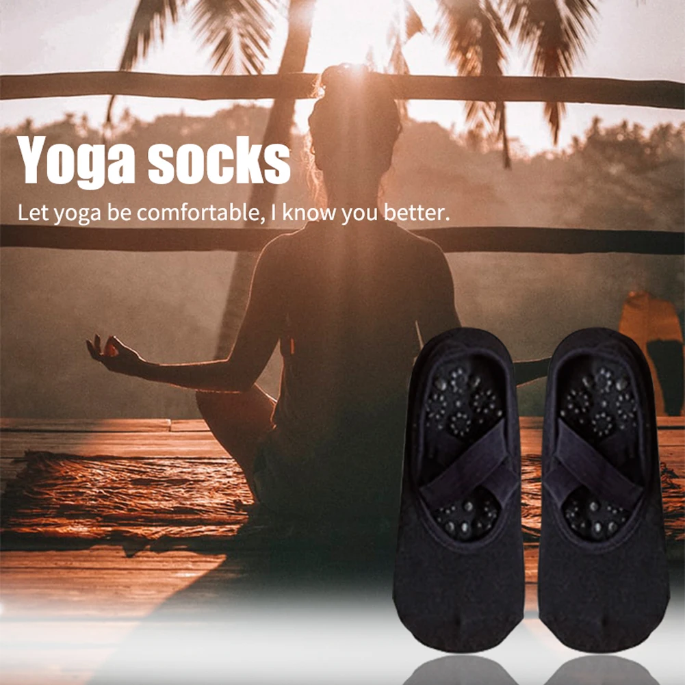 Женские силиконовые Нескользящие носки для занятий фитнесом и йогой