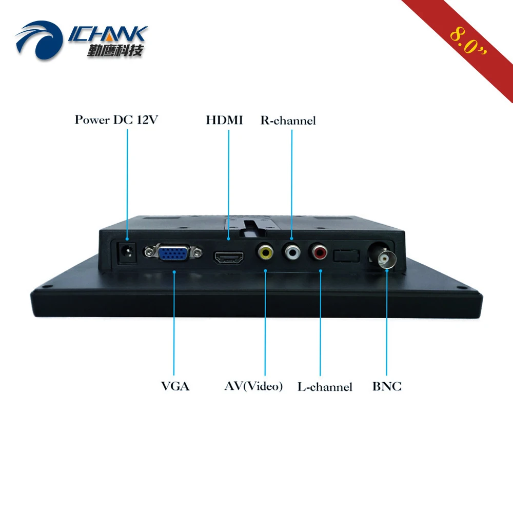 Портативный мини монитор для микроскопа эндоскопа Raspberry Pi PS3 4 Xbox 1024x768|support monitor|mini