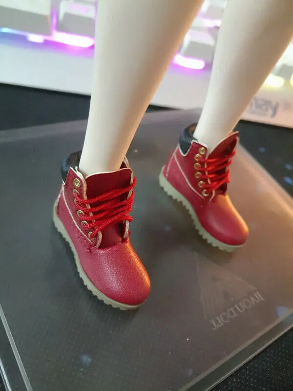 

SUPERMCTOYS 1/6 red Hollow Pilot Snow Boots Model For 12" Female PH Body
