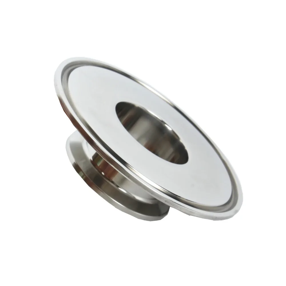 Торцевая крышка OD64mm x 3 &quotOD91mm короткий трехзажимной редуктор. Санитарная сталь 304.