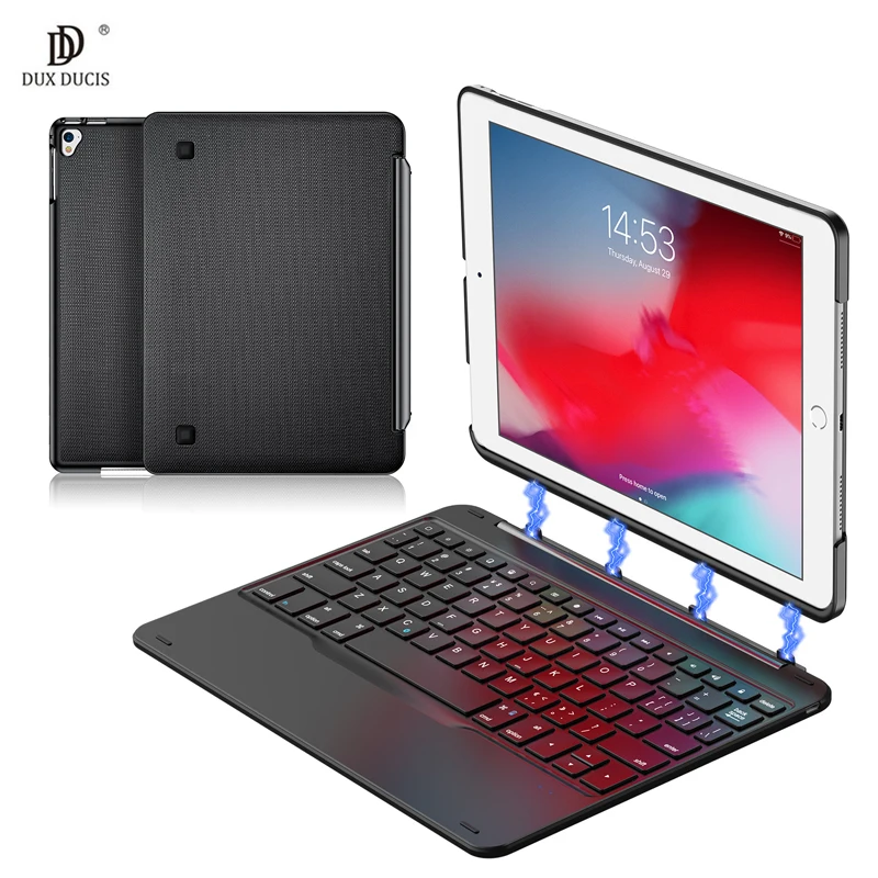 Беспроводной Bluetooth клавиатура чехол для ipad Pro 9,7 чехол смарт-планшет чехол для ipad Air 2 A1674 A1675 с карандашом