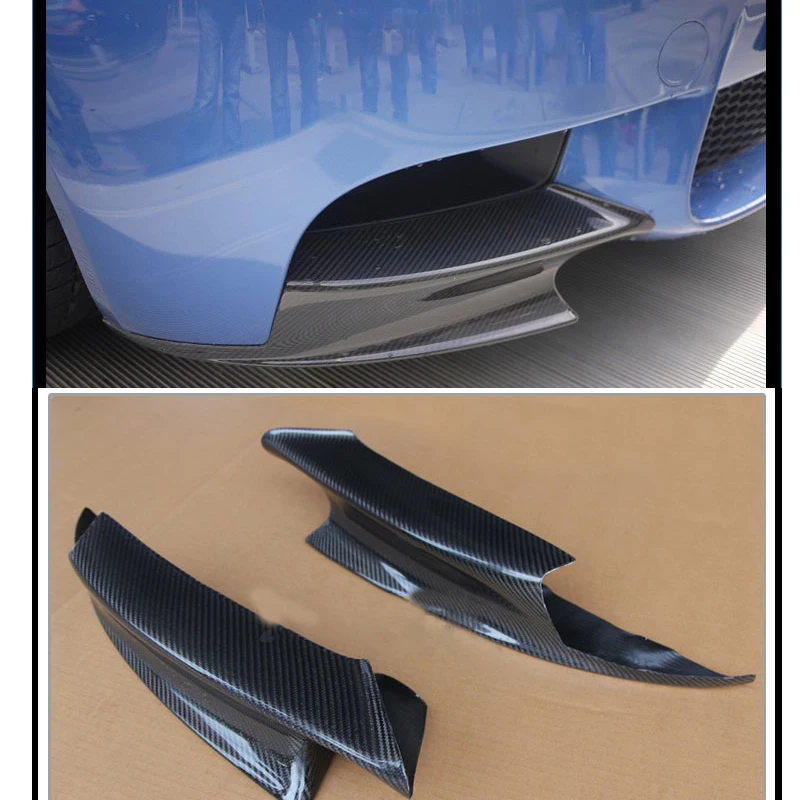 Передние разветвители для бампера из углеродного волокна BMW 3 серии E90 E92 E93 M3 2008 2014