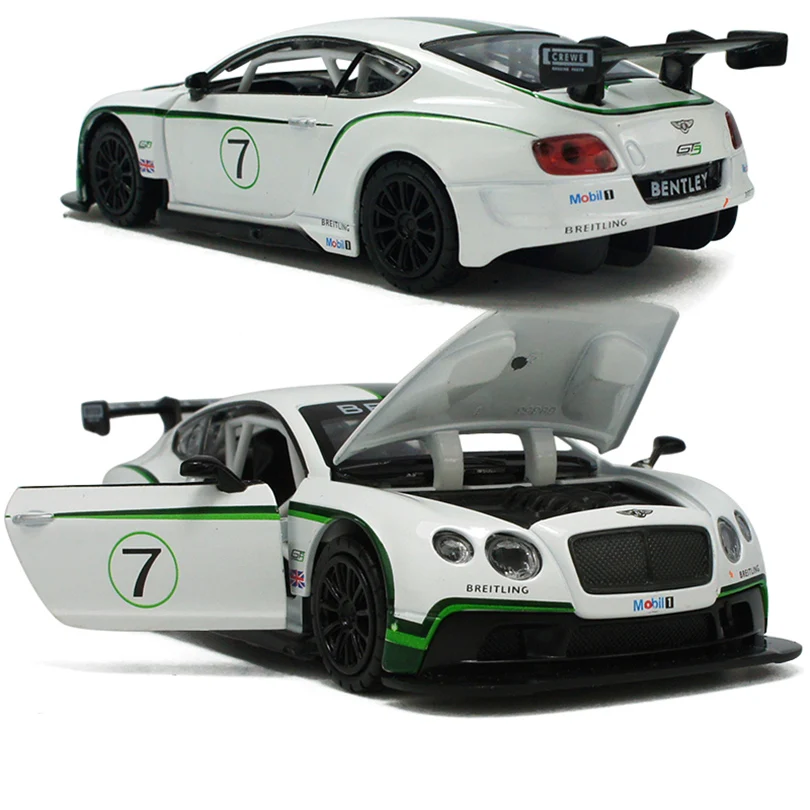 

1:32 GT3 Simulation Coupe Toy Vehicles Model Alloy Pull Back Children Toys Genuine License Collection Gift Off-Road Car Kids