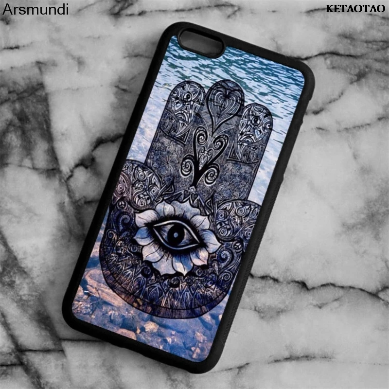 KETAOTAO Hamsa Hand Of Fatima Phone Cases for iPhone 4S/5C/55/6S/7/8/X/PLUS Samsung S3 4 NOTE Case Soft TPU Rubber Silicone |