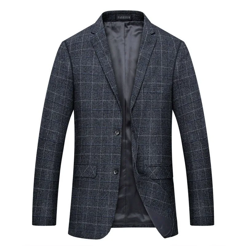 

plus size 8XL Wool Men Suits Tailor Made Luxury Fashion Plaid Smart Casual Business Suits For Men,Bespoke Fashion Suit Jacket