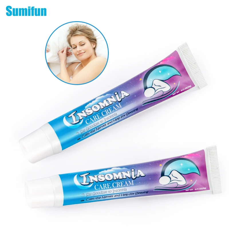 

2/4pcs Sumifun Insomnia Care Cream Chinese Medicine Improve Sleep Quality Ointment Herbal Tinnitus Dizziness Cream Health Care