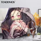 TOADDMOS аниме демон убийца флисовое покрывало с принтом удобная мягкая кровать тонкий стеганное одеяло для дивана, чтобы вздремнуть в офисе и теплое одеяло для взрослых и детей цветной Манта