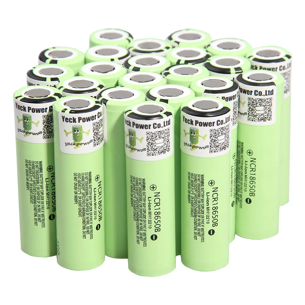 YECKPOWO ncr18650b аккумулятор литий ионные аккумуляторы ионный 3400 мАч 3 7 в