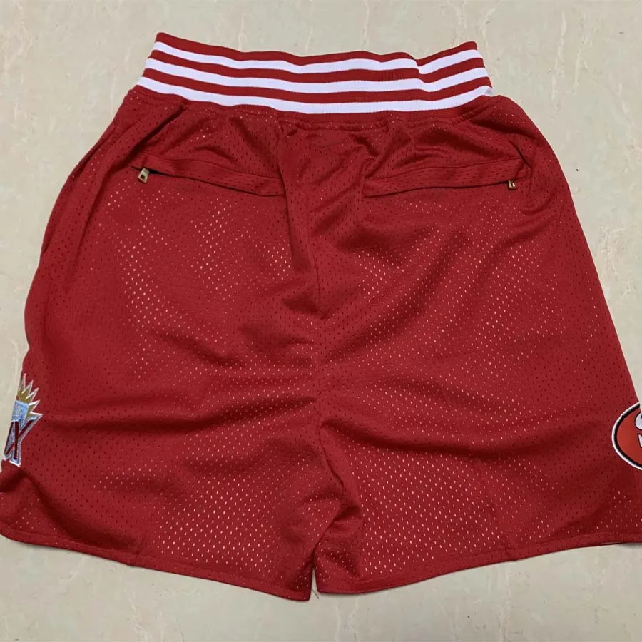 

2021 New Men's Sports pants American football San Francisco shorts jersey