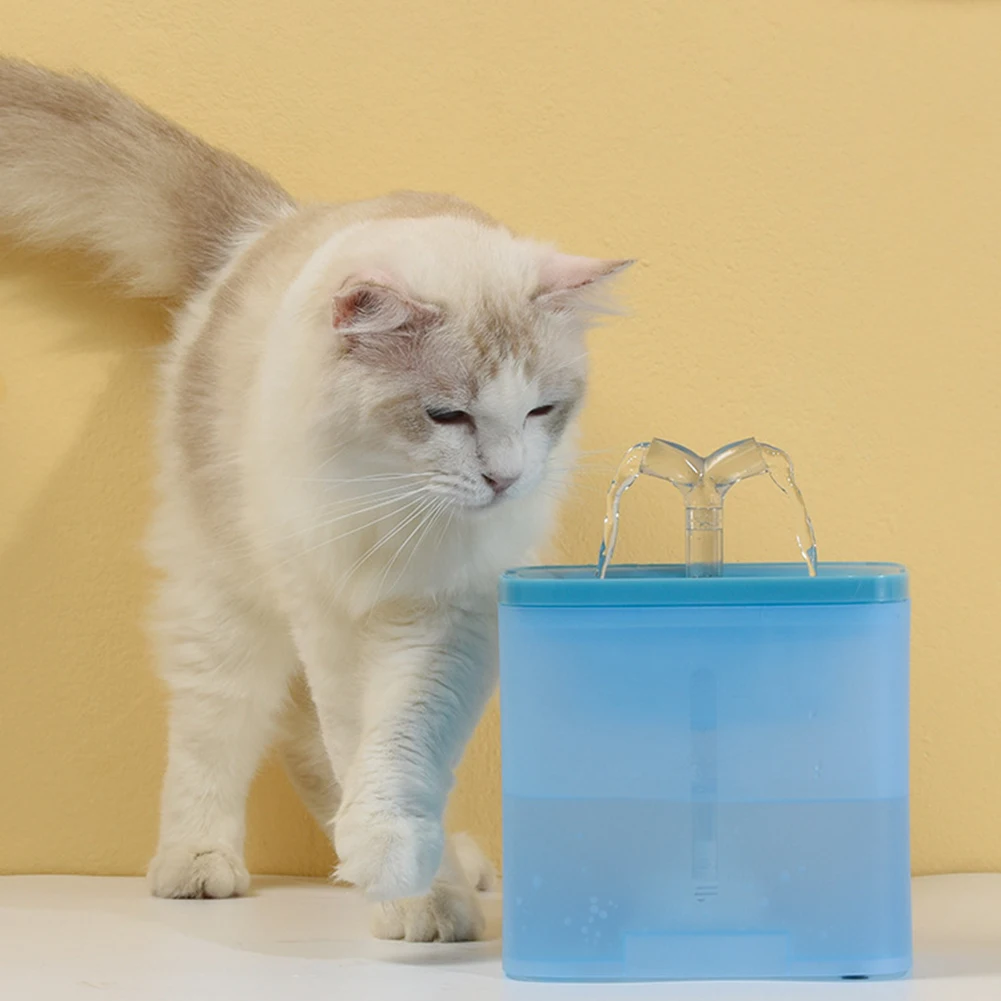 

Water Fountain External Infrared Radar Sensor Compatible Plastic Pet Dog Smart Automatic Transparent Drinking Bowl