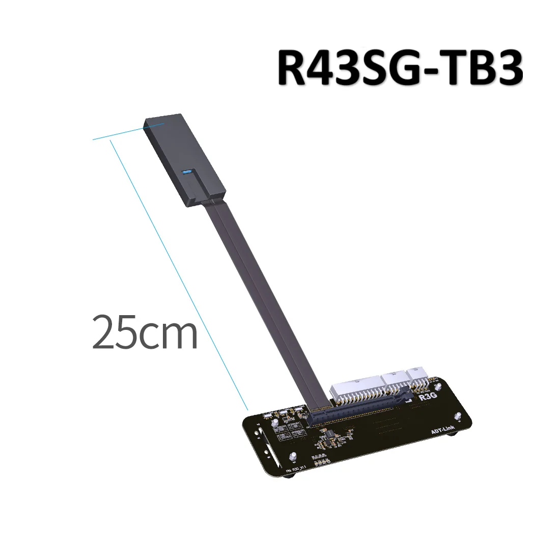 Кабель удлинитель ADT Link PCIe x16 PCI e для TB3 кабели Express адаптер eGPU|Компьютерные и