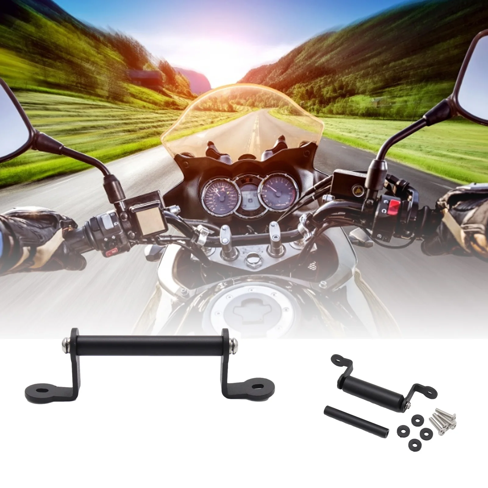 

For Y.AMAHA MT-07 Tracer MT07 MT 07 Tracer 2016 2017 Motorcycle Stand Holder Phone Mobile Phone GPS Navigation Plate Bracket 4.4