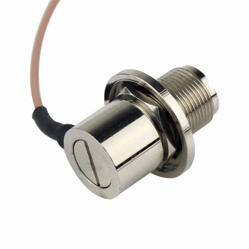 Розовый 5 м коаксиальный кабель UHF / PL-259 для YAESU ICOM KENWOOD мобильных телефонов радио