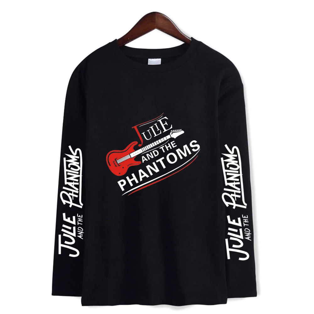 

Julie And The Phantoms O-neck Shirts Long Sleeve T-shirt Unisex Casual Tops Sunset Curve Streetwear Print Fashion Full Regular