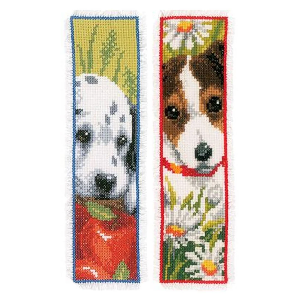 

Cross Stitch Needlework Bookmark mbroidery Kits Ecological Cotton 14CT Counted Print Double Sided Needlework Bookmark