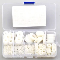 780pcs white nylon flat washer gasket set m2 m2 5 m3 m4 m5 m6 m8 m10 m12 plastic sealing o rings assortment kit