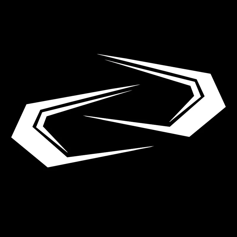 

For 18-20 Ford Mustang Car Exterior Blade Sticker Triangle Track Garland Sticker Decoration Accessories