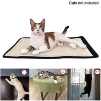 2pcs cat scratch pad toy sofa protector kitten claw care shield furniture sisal mat accessories multipurpose game sleeping