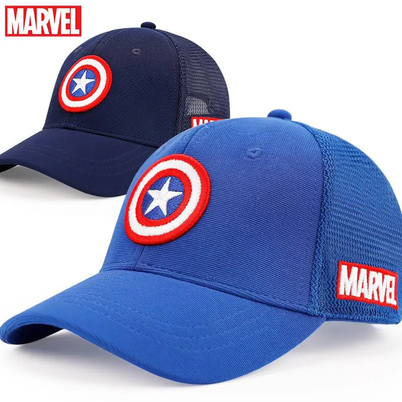 

Disney Children's Hiphop Summer Sun Hat Outdoor Sports Sunscreen Hat Sunshade Baseball Cap Marvel Spiderman Student Hat