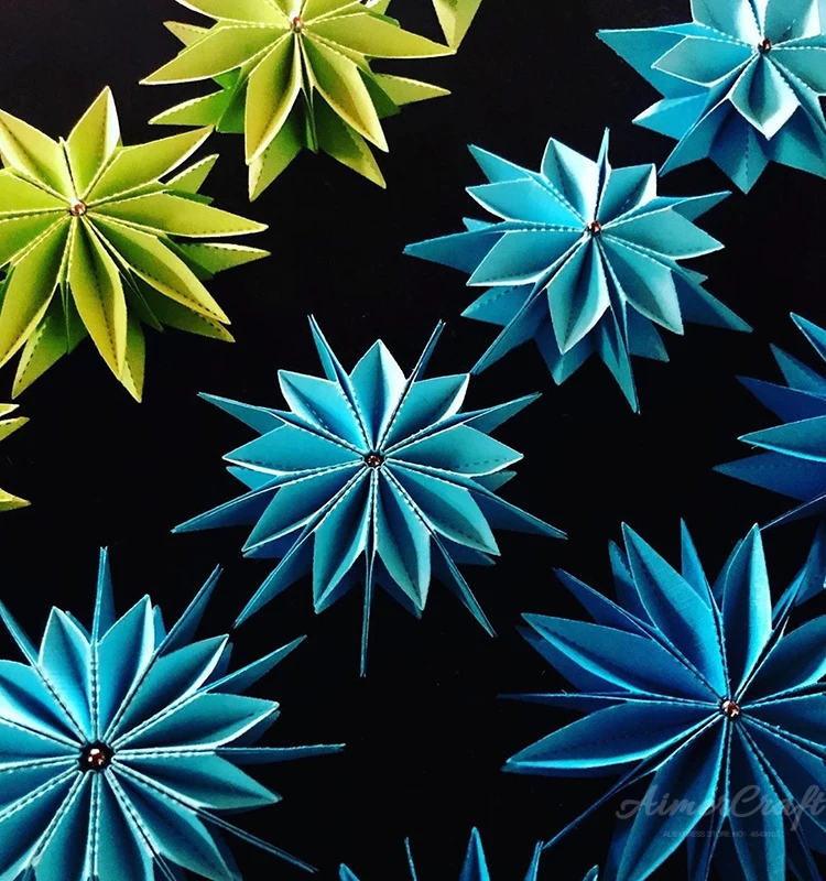 3D цветок Звезда Металла резки штампы трафарет для скрапбукинга DIY декоративное