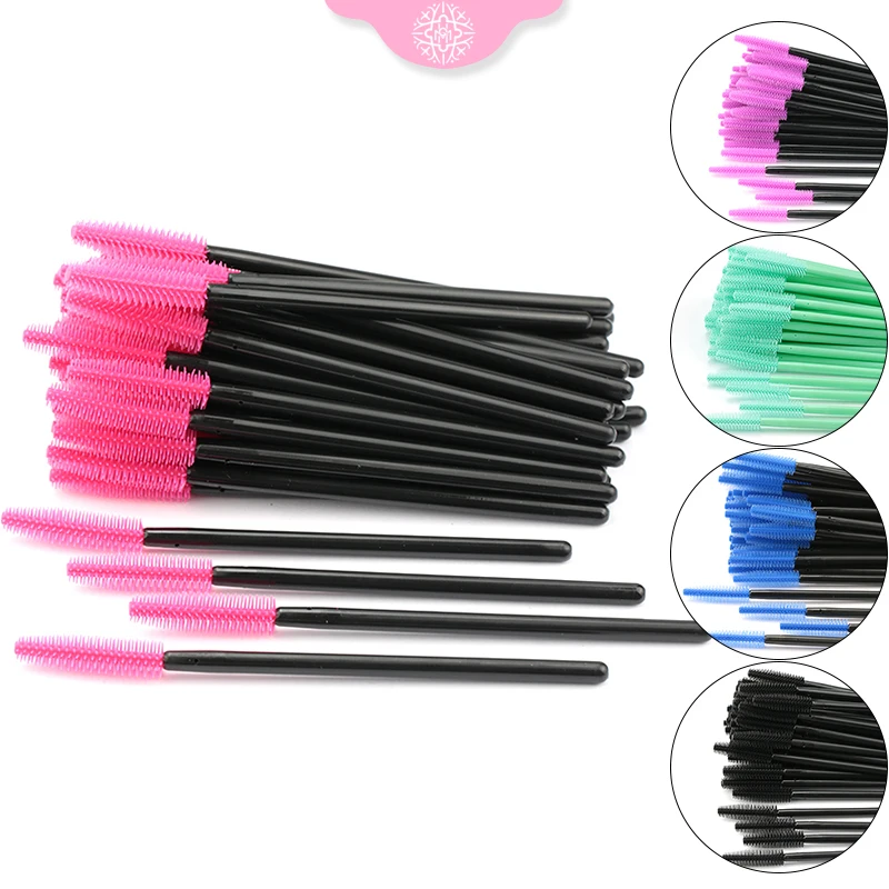 

Silicone Gel Eyelash Brush Good Quality Disposable Comb Mascara Wands Eye Lashes Extension Tool Professional Beauty Makeup Tool