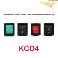 kcd4 rocker switch on offon 23 position 4pin 6pin electrical equipment with light power switch switch 16a 250v20a 125vac