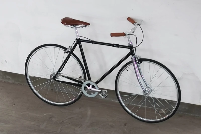 Винтажная велосипедная трековая двухколесная рама с фиксированной передачей