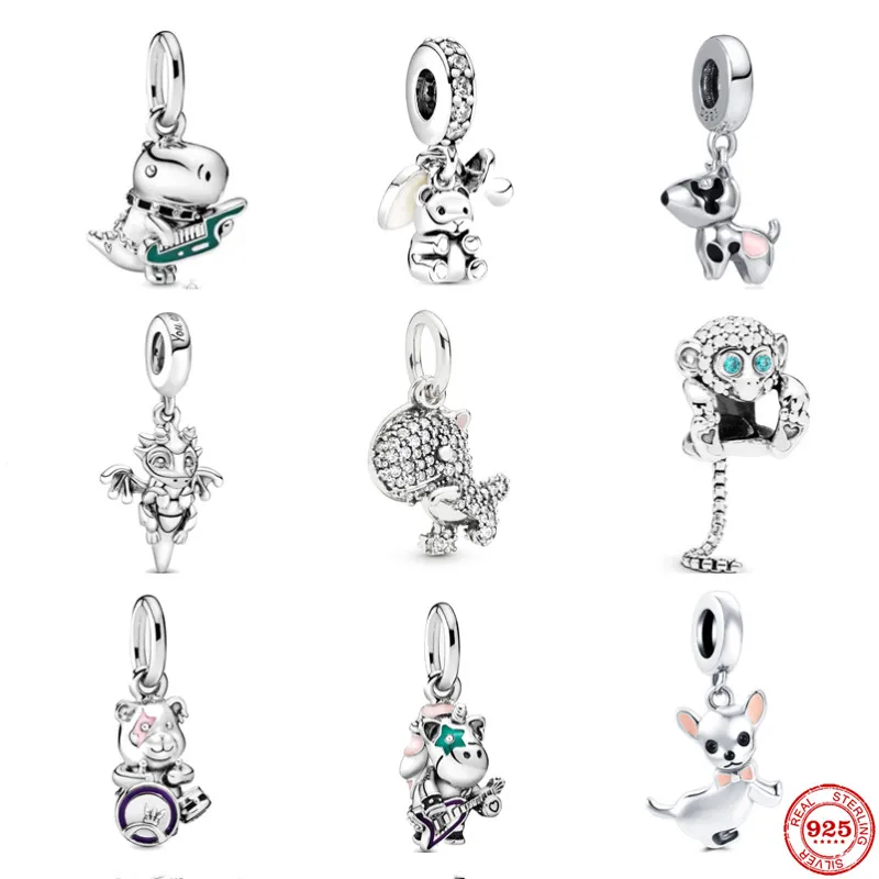 Новый популярный товар оригинальный браслет с подвесками в виде динозавра