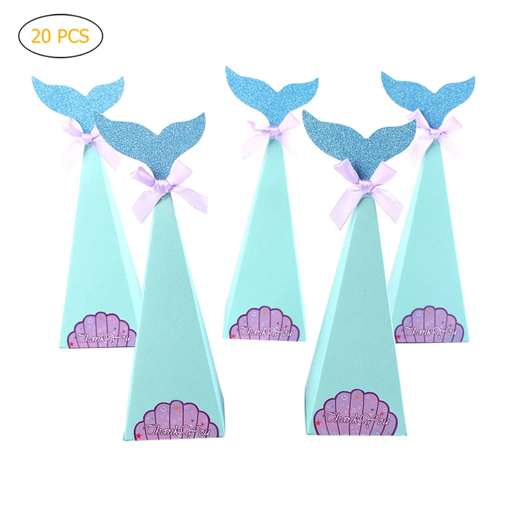 Подарочные пакеты Русалочка 20 шт. принадлежности для вечерние детские подарки на