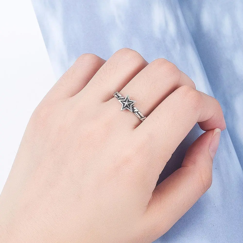 Винтажные дизайнерские регулируемые кольца из стерлингового серебра 925 пробы со