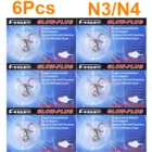 Свеча накаливания  3,  4, 6 шт., для нитро двигателя Vertex SH, 110, 18, для радиоуправляемых багги, Monster Truck Замена ОС, 8 HSP 70117