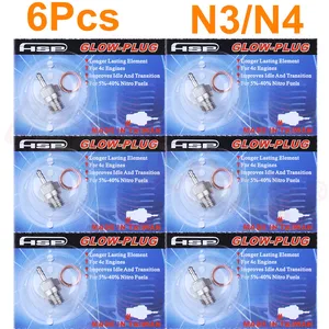 Свеча накаливания  3,  4, 6 шт., для нитро двигателя Vertex SH, 110, 18, для радиоуправляемых багги, Monster Truck Замена ОС, 8 HSP 70117