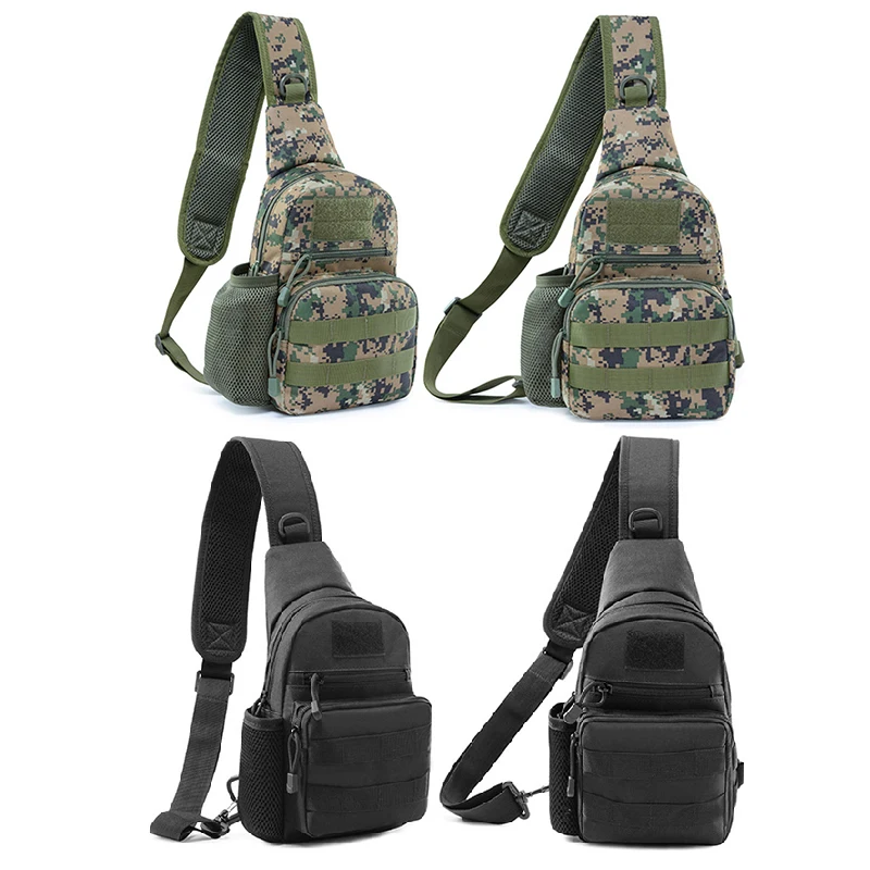 

Fashion Men Small Chest Bag Pack New Outdoor Crossbody Pack Travel Sport Shoulder Sling Backpack Male Short Trip Messengers Bag