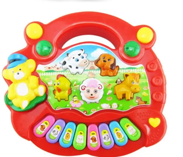 2019 хит продаж музыкальные игрушки для малышей детей животные ферма пианино