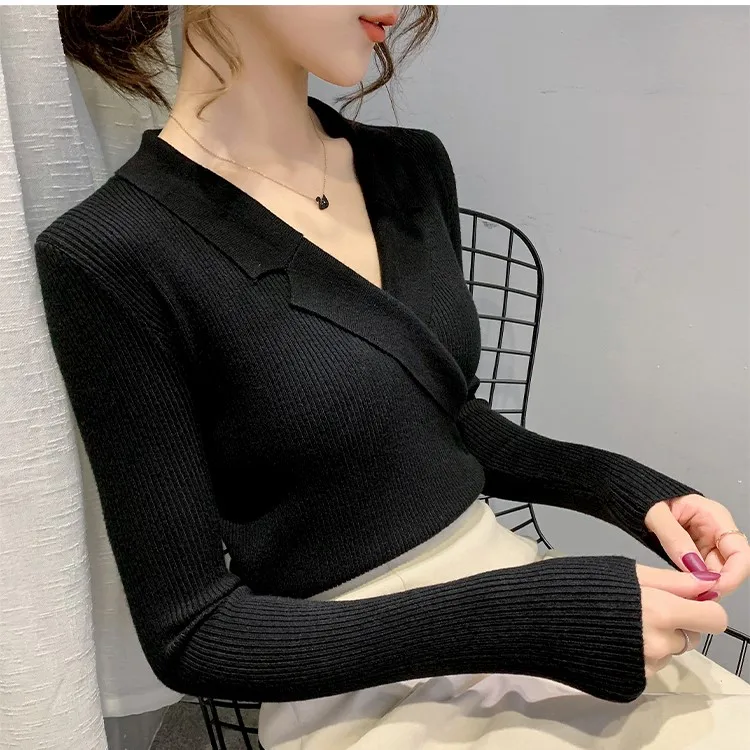 

New Female Sweater Women Winter Pullover Knitting Overszie Long Sleeve Girls Tops Loose Sweaters Knitted Outerwear Thin Sexy