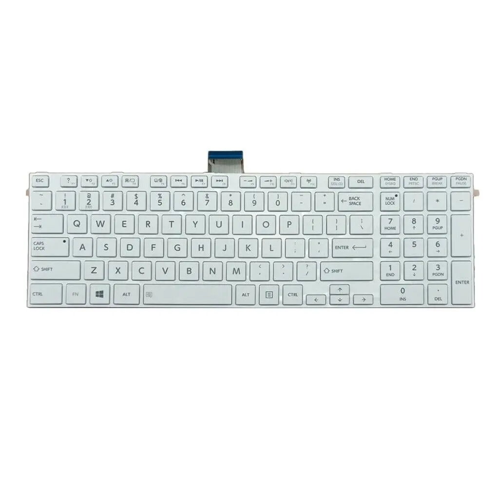 Сменная клавиатура US для ноутбука Toshiba Satellite Pro L850 T02B WHITE|Клавиатуры замены| |