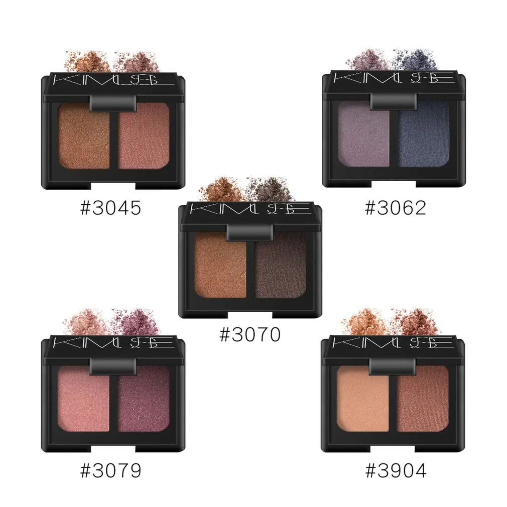 KIMUSE палитра теней для век матовый блеск макияж Shimmer Eyeshadow Kit