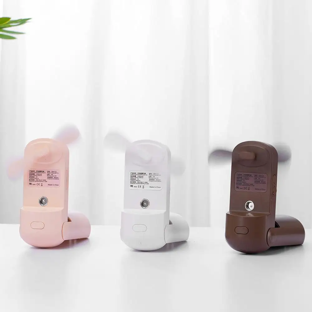 AsyPets ручной спрей вентилятор Многофункциональный складной Увлажнитель для