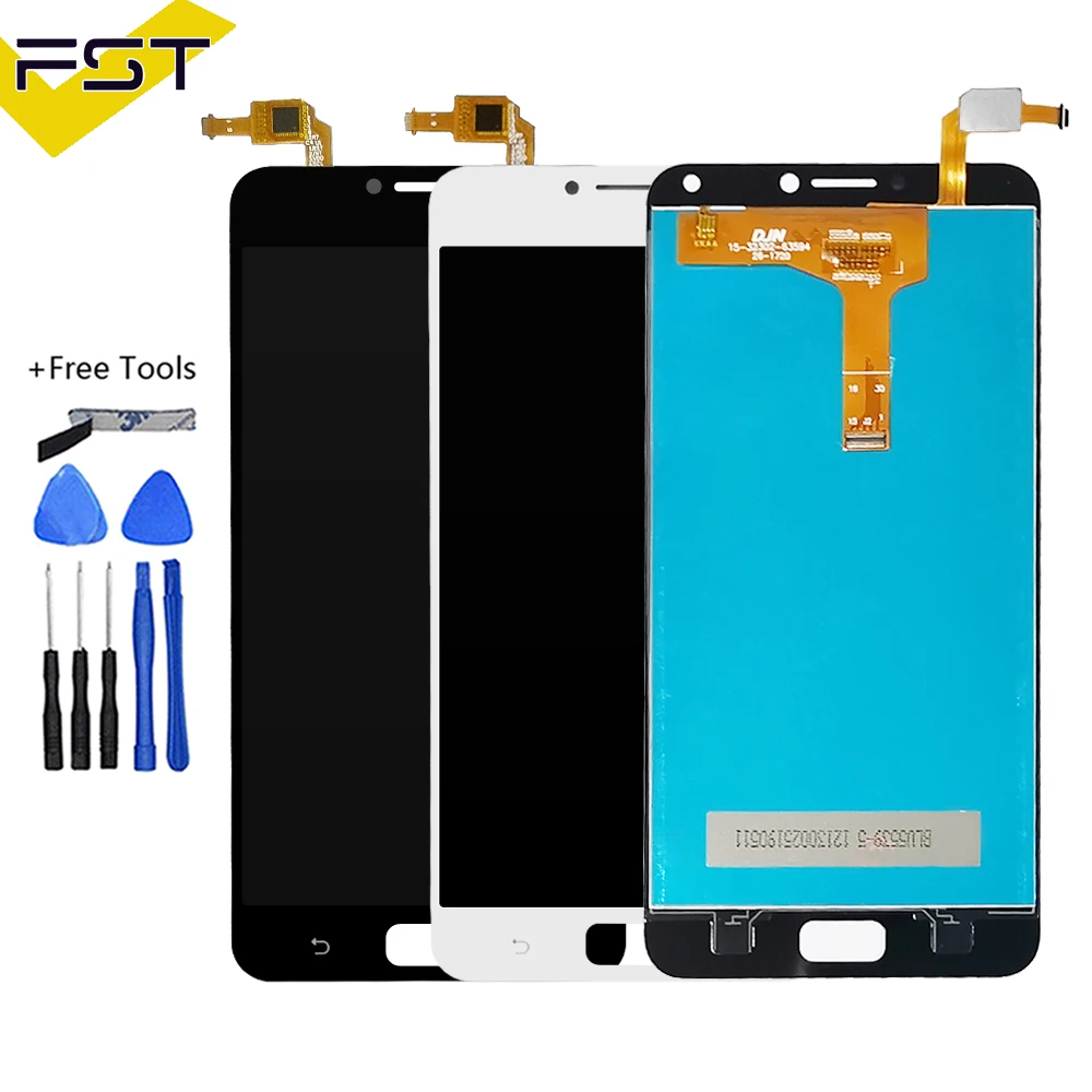 Оригинальный датчик для Asus Zenfone 4 Max ZC554KL ЖК сенсорный экран дигитайзер Запасные