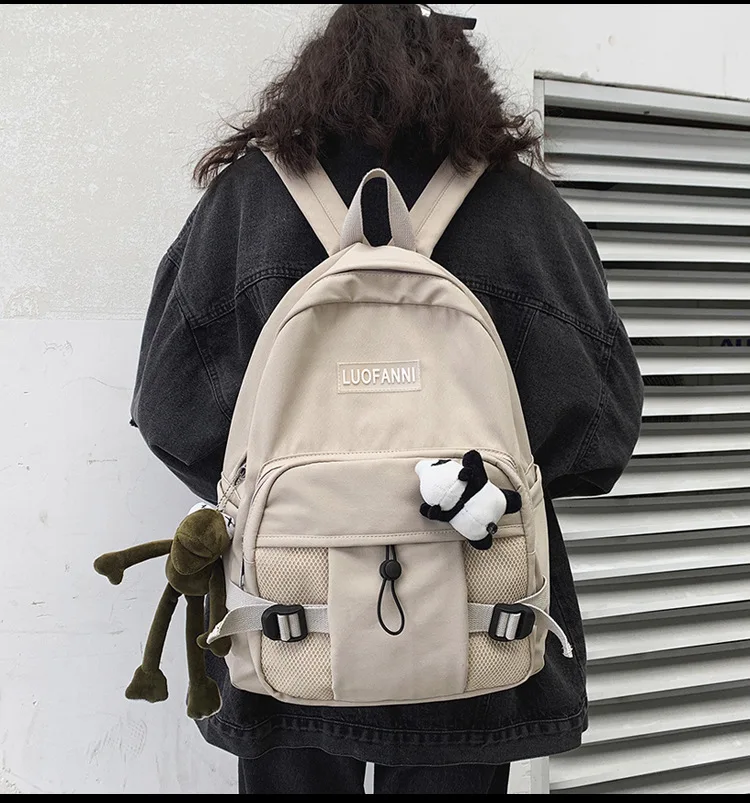 Рюкзак panda Higt качественный нейлоновый рюкзак на молнии мягкие однотонные Рюкзаки