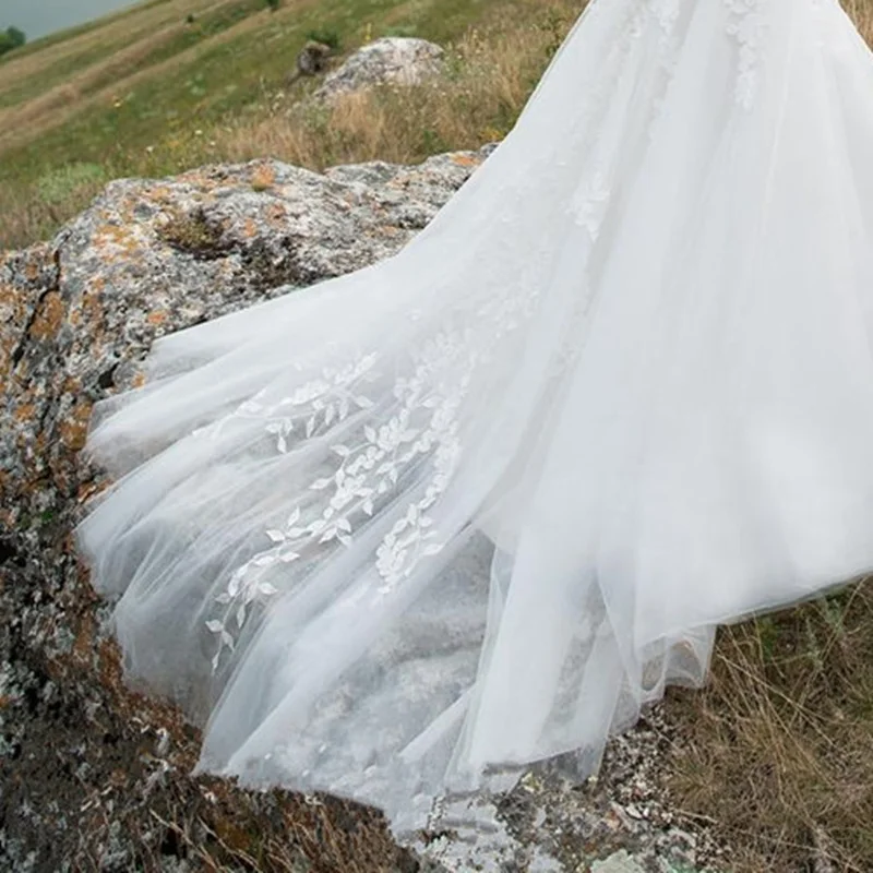 Красивые платья для девочек с цветами белое Тюлевое платье принцессы без рукавов